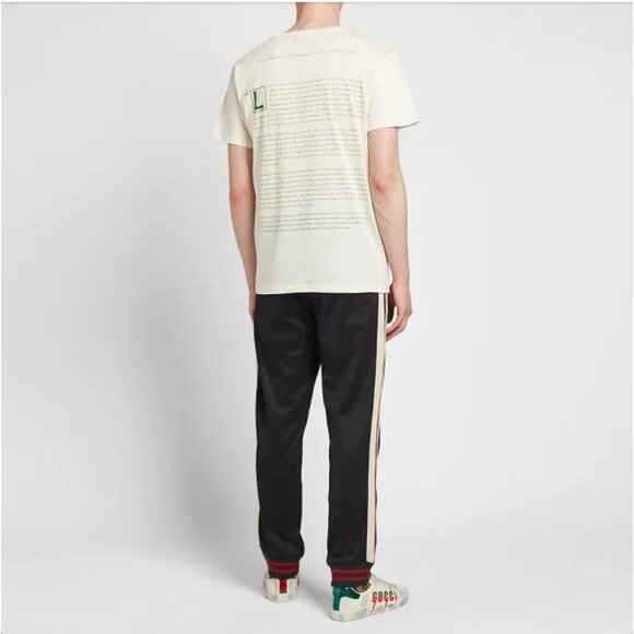 NWT Gucci Manifesto Mask Print Oversized Cotton T-Shirt in White Size XXL - Picture 4 of 13